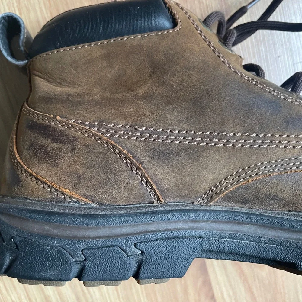 SKECHERS Men's Segment Brown Baillo Boots Memory Foam 64265 - SIZE 7 relaxed fit